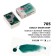 Watercolor art cuvette 2.5 ml ZHK "White Nights" cobalt green dark