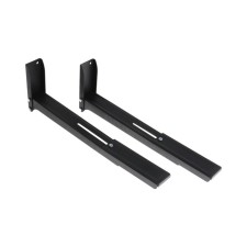 SL-02 bracket, for a microwave oven, adjustable, up to 40 kg, 313-413 mm, metallic, black