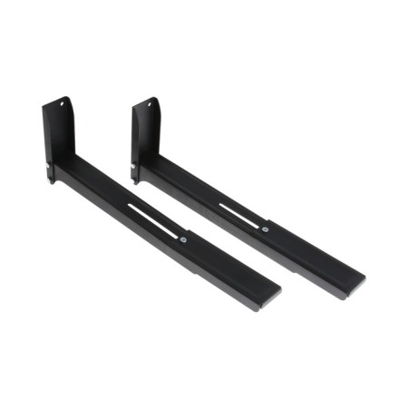SL-02 bracket, for a microwave oven, adjustable, up to 40 kg, 313-413 mm, metallic, black