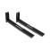 SL-02 bracket, for a microwave oven, adjustable, up to 40 kg, 313-413 mm, metallic, black
