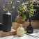 TKANO EDGE vase, 22 cm, gray color