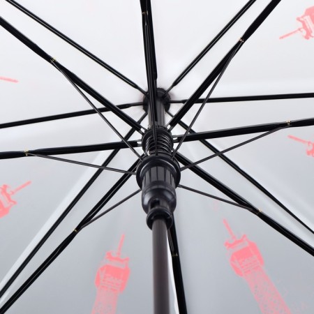 Umbrella - semi -automatic cane "Paris", 8 spokes, r = 46 cm, MIX drawing-10