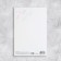 Congratulatory card with a decorative element "Congratulations!", Embossing 12x18 cm