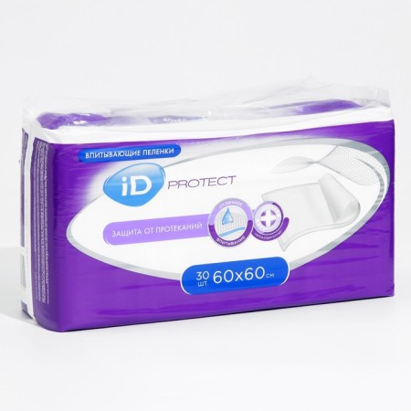 Single -free absorbent ID Protect, size 60x60, 30 pcs.-3