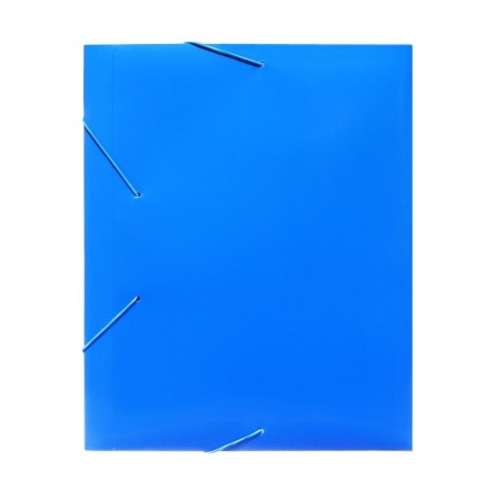 A4, 500MKM, calligrata elastic band on elastic band, root of 25 mm, up to 230 sheets, embossing "sand", blue-11