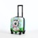 Small 18 suitcase, lightning department, 4 wheels, turquoise color
