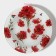 Board of the shed share "Red poppies", D = 18.5 cm