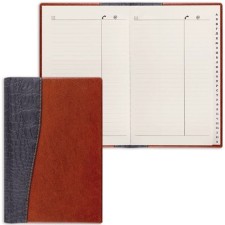 Telephone book A5, 136 x 202 mm, 96 sheets, Cayman, cut alphabet, combined leather