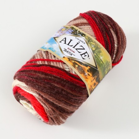 Yarn "Burcum Batik" 100% acrylic 210m/100g (4574)-1
