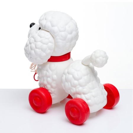 Developing toy - catka children's "Poodle" on a rope, 26 x 15 x 27 cm-3