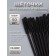 Brushes for eyebrows and eyelashes, silicone, set - 50 pcs, 10.5 cm, black color