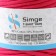 Knitted yarn secondary 90% cotton, 10% p/e, 100m/450 ± 50 g (fuchsia) mix