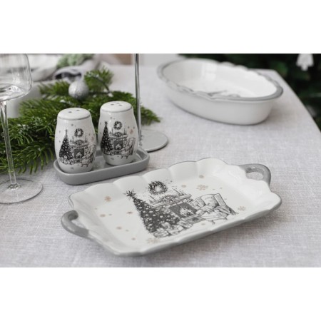 Set for spices of the Housing Dolyan, 3 subjects: Solonka 130 ml, pipe 130 ml, stand-7