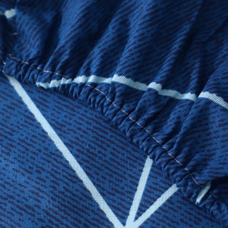 A sheet on the elastic band atra 180x200x20, polygons of T-blue is 120g/m, HL100%-3