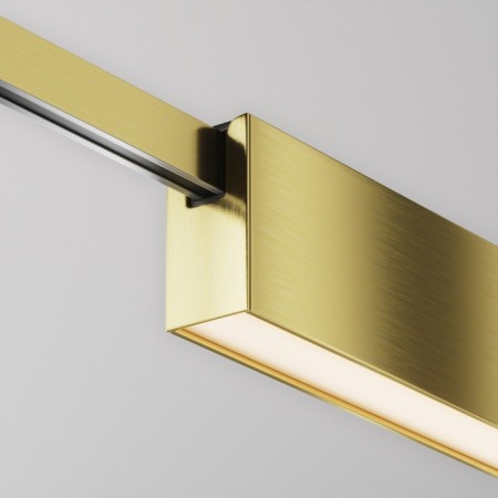 Technical TR151-1-12W3K-BS BASIS, 232x24x48.5 mm track lamp, LED, 12W, 400LM, 3000K, Brass color-1