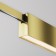 Technical TR151-1-12W3K-BS BASIS, 232x24x48.5 mm track lamp, LED, 12W, 400LM, 3000K, Brass color