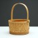 Wicker basket, sequoia, 20x12/26.5 cm, natural