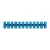 Klement screw block KV-14 6-14, current 20 A, polypropylene blue rexant (10 pcs.