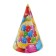 Paper caps "Congratulations", set of 6 pcs., 16 cm