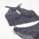 Female set (top, panties) Gray color, size 42-44