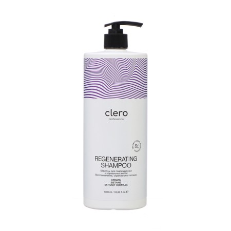 Clero Professional hair shampoo "Restoring", 1 liter