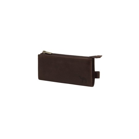 Key of zipper, length 14.5 cm, brown color-2