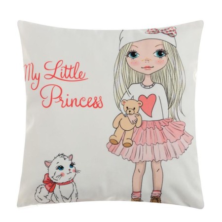 Pillowcase decorative Ethel girl stories »Princess» 40x40 cm, velor