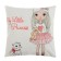 Pillowcase decorative Ethel girl stories »Princess» 40x40 cm, velor