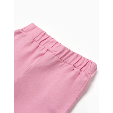 Pants (sliders) children's "bunny", pink color, height 62-1