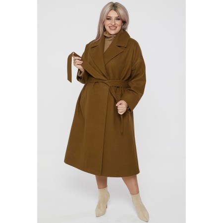 Female coat, size 56, mustard color