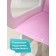 Children's toy: a table for feeding with a soft seat, the collection "Diamond Princess" White