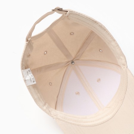 Cap "baseball cap" for girls, milk color, size 56-58-3