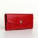 Women's wallet on magnet, red color
