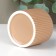 Ceramic can for bulk products “Smoke”, 12 × 10 cm, beige color