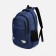 Men's backpack on the zipper, external pocket, blue color