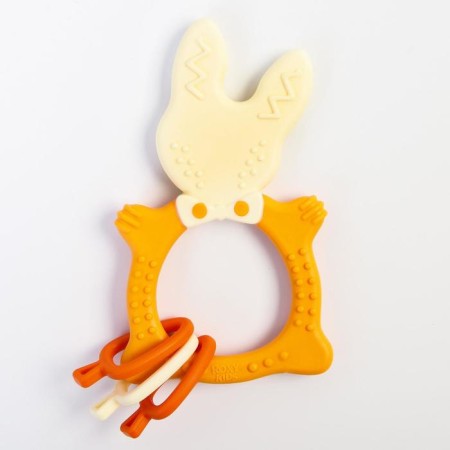 Silicone teether Bunny, universal, mix color