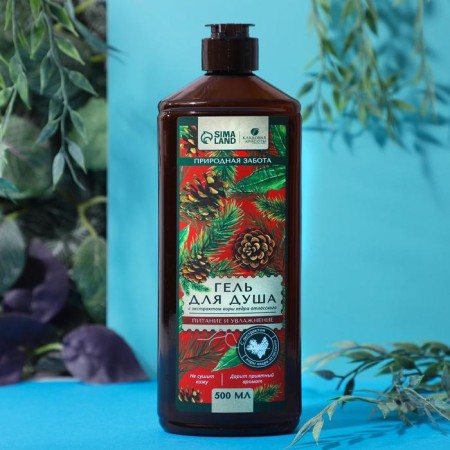 Shower gel with cedar extract, 500 ml, beauty pantry