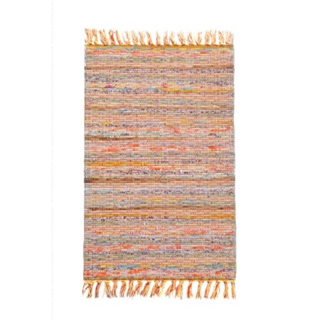 Hindi rug, size 60x90 cm, orange color