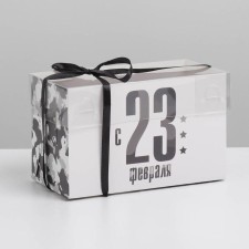 Capcake box, confectionery packaging with PVC lid, 2 cells, 