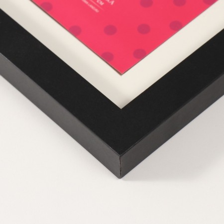 Photo frame MDF in 1 photo 10x15 cm with the Passparte "Allegrad" Black 2x18x23 cm-2