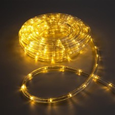 Luazon Lighting 10 mm light cord, IP65, 10 m, 24 LED/m, 220 V, 8 modes, glow warm white