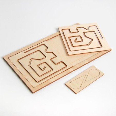 Developing toy Neurotranster for children "Intergare's board. Labyrinths "-4