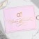 Wedding invitation with tracing paper "for our wedding", 17.5 x 13 cm
