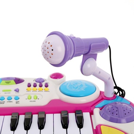 Synthesizer "Zvezda" with a chair and a microphone, 24 keys, 10 functions-2