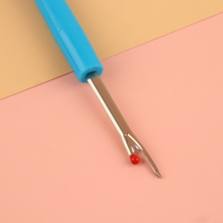 A taper with a cap, 7 cm, blue color-2