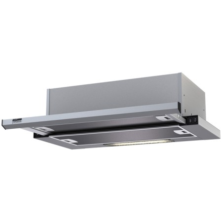 The hood Krona Kamilla Slim 600, built -in, 550 m3/h, 3 speeds, 60 cm, silver.