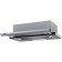 The hood Krona Kamilla Slim 600, built -in, 550 m3/h, 3 speeds, 60 cm, silver.
