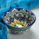 PIALA RISTAN CIRAMICA "Flowers", 8.5 cm, small cognac, mix
