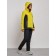Ski costume female winter, size 42, yellow color