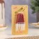 Candles in the cake "Spiral", 10 pcs, medium, 5 cm, red metallic